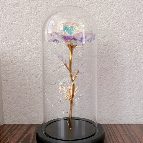 Fluorescent Rose with LED Lights - Picture 2 of 2